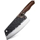 Muxel Das besondere Kochmesser, aufwändig verziert. Handgeschmiedetes Hackmesser, Metzgermesser