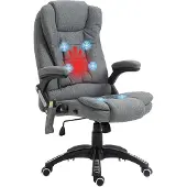 Vinsetto Massagesessel Chefsessel Gamingstuhl Drehstuhl Massagebürostuhl Grau