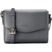 Lazarotti Bologna Leather Crossbody Umhängetasche Leder 22 cm