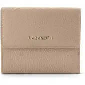 Lazarotti Leder Geldbörse Bologna Leather Wallet With 8 Card Slots Sand beige