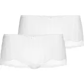 Calida Slip "Slip Panty Etude Toujours Low Cut 2P 2er Pack", Damen, Gr. 44-46, weiß, Obermaterial: 95% Baumwolle CO. 5% Elasthan EL., Unterhosen Slip
