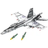 ReoBrix 33022 Kampfjet Klemmbaustein Flugzeug 1387 Teile ab 14