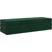 vidaXL Klappsofa Bett 180 x 67 x 45 cm Dunkelgrün