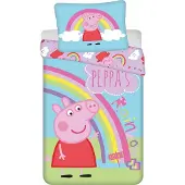 Jerry Fabrics Bettlaken Peppa Pig PEP016 140x200, 70x90 cm