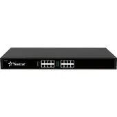 Yeastar TA1600, Schwarz, 1U, Rackeinbau, G.711, G.722, G.723, G.726, G.729A, SNMP, RADIUS, TR-069, FTP, TFTP, HTTP, HTTPS, SSH