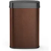 Kitchen Move Automatischer Edelstahl-Mülleimer MAJESTIC Corten 58L Edelstahl Braun