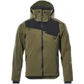 Mascot Hard Shell Jacke Advanced 17001, Farbe:moosgrün/schwarz, Größe:S