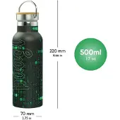 Baagl Thermoflasche mit Bambusdeckel Numbers 500 ml