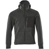 Mascot Kapuzensweatshirt mit Reißverschluss ADVANCED Schwarz Schwarz L - 17384-319-09-L - Schwarz