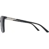 Calvin Klein CK26502S Damen-Sonnenbrille Vollrand Butterfly Kunststoff-Gestell, schwarz