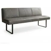 KAWOLA Esszimmerbank ELEEN Leder anthrazit 203cm