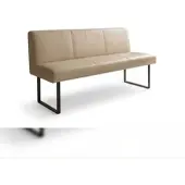 KAWOLA ESSZIMMERBANK ELEEN Beige Leder