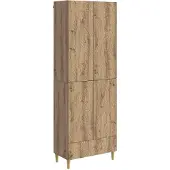 vidaXL Schrankset 2 pcs Artisan-Eiche Holzwerkstoff