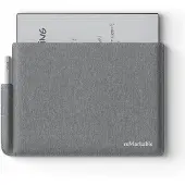 ReMarkable - Schutzhülle für Papiertabletts - dünnes Design & mit Stifthalter - weiches Innenfutter - für sicheren Transport und Aufbewahrung - graues Polymer