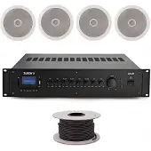 SubZero 6"-Deckenlautsprechersystem 60 W 100 V