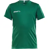 Craft T-Shirt Kinder Squad Go Jersey Solid Team Green-Größe 110