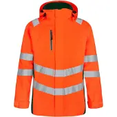 Engel Warnschutz Shellparka Safety 1145-930 Gr. L orange/grün