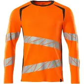 Mascot Herren Langarmshirt Hi-vis Orange / Dunkelanthrazit M - 19081-771-1418-MONE - Hi-vis Orange / Dunkelanthrazit