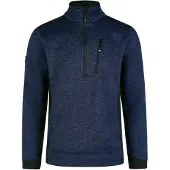 FHB Patrick Strick-Fleece-Troyer - Marine-Schwarz 102 L