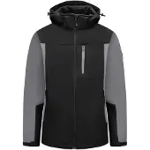 FHB Jannik Softshell-Jacke - Grau-Schwarz 102 5XL