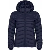 Clique Damen Jacke Idaho mit abnehmbarer Kapuze, leicht und daunenähnlich wattiert