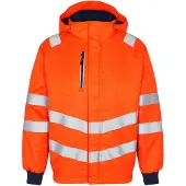 F-engel Warnschutz Pilotenjacke "1247-935" Safety - L - orange/blue ink