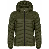 Clique Damen Jacke Idaho mit abnehmbarer Kapuze, leicht und daunenähnlich wattiert
