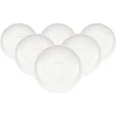 Villeroy & Boch Untertasse "Kaffee-/Teeuntertassen Anmut ø 15 cm 6er Set weiß" Spülmaschinenfest, Mikrowellensicher