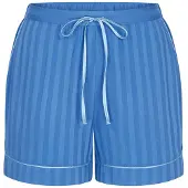 Triumph Pyjamashorts Amourette Jacquard 10227207 Blau Regular Fit
