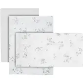 cambrass Merlo 60x120x1 Cm Spannbettlaken Für Kinderbett 3 Einheiten