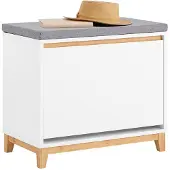 SoBuy Schuhbank mit Stauraum, 60x34x55 cm