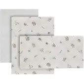cambrass Calma 70x140x1 Cm Spannbettlaken Für Kinderbett 3 Einheiten