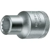 Gedore Steckschlüsseleinsatz D 19 1/2 Zoll 12-kant SW 19mm L.40mm