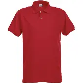 Clique Premium Stretch Polohemd für Herren und Damen, vorgeschrumpft, mit Perlmuttknöpfen