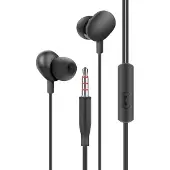 Fontastic Essential In-Ear Stereo-Headset Beans Rufannahme-Taste, Mikrofon, Soft Black