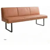 KAWOLA ESSZIMMERBANK ELEEN Braun Leder