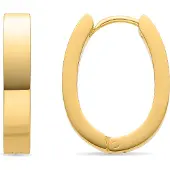Luxenter Ohrringe mit 18 Karat Goldauflage - Firax