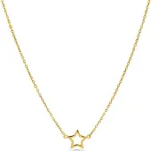 Luxenter Halskette Sterling Silber 925 18k vergoldet - Bandoead