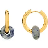 Luxenter Ohrringe aus natürlichem Lapislazuli in 18k Gelbgold - Noku