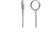 Luxenter Rhodium plattierte Brillant Zirkonia Ohrringe - Remin
