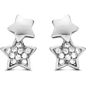 Luxenter Sterling Silber 925 Ohrringe mit rhodiniertem Brillant Zirkonia - Lili