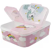 Procos Einhorn Einhorn Range mehrfach unterteilte Lunchbox, Sandwichbox