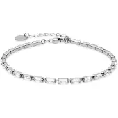 Luxenter 925 Sterling Silber Armband mit rhodiniertem Brillant Zirkonia - Alku