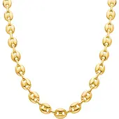 Luxenter -Halskette aus 18k Gelbgold - Midyu