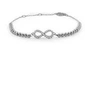 Luxenter 925 Sterling Silber Armband mit rhodiniertem Brillant Zirkonia - Munthir
