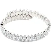 Luxenter -Armband mit glänzendem Zirkonia in silberner Ausführung - Comega