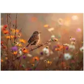 WALLARENA Fototapete Wiese in Braun | Gr.: 200 x 140 cm