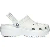 Crocs Classic Platform Clog W Damen Clogs 206750-1NK – Leichte Plateau Clogs aus Croslite 39-40 EU