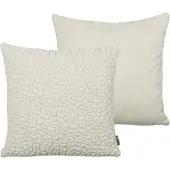Pichler Dekokissenhülle Jasper 45x45 cm | champagner - weiß