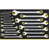 Stahlwille 96830885 TCS 13A/23 3/16-1 1/8 Ring-Maulschlüssel-Satz Schlüsselweite (Metrisch) 8 - 19 mm